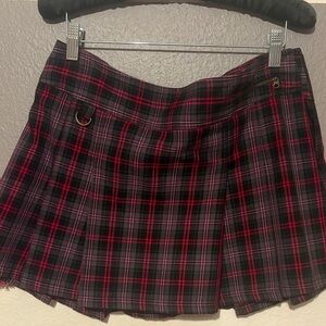 Old Navy Plaid Mini Skirt - pink and Black